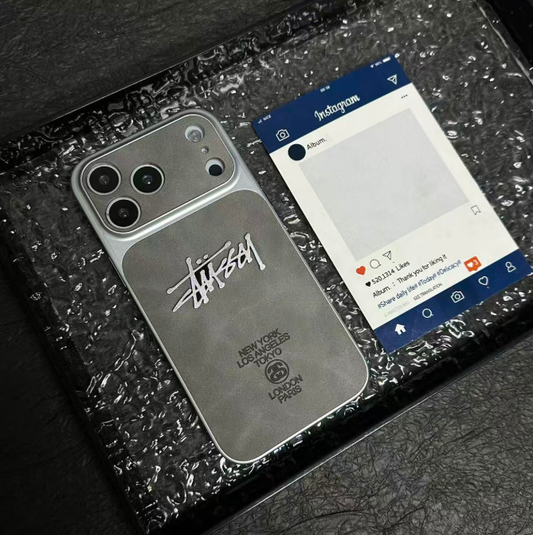 Premium Embossed Leather iPhone Case