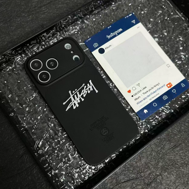 Premium Embossed Leather iPhone Case