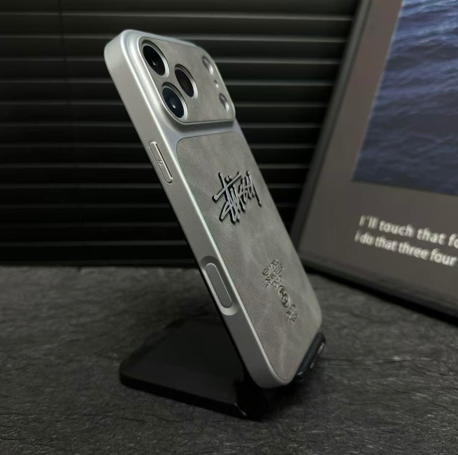 Premium Embossed Leather iPhone Case