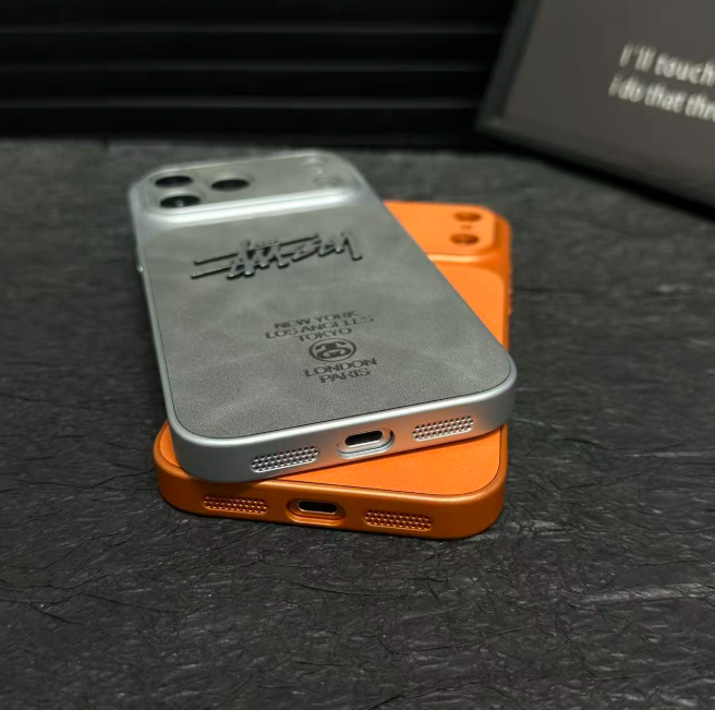 Premium Embossed Leather iPhone Case