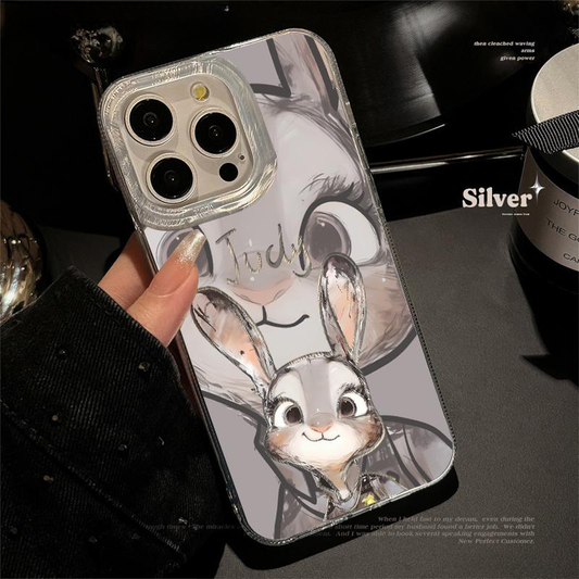 Set de huse pentru iPhone inspirat de Zootopia – Judy Hopps & Nick Wilde