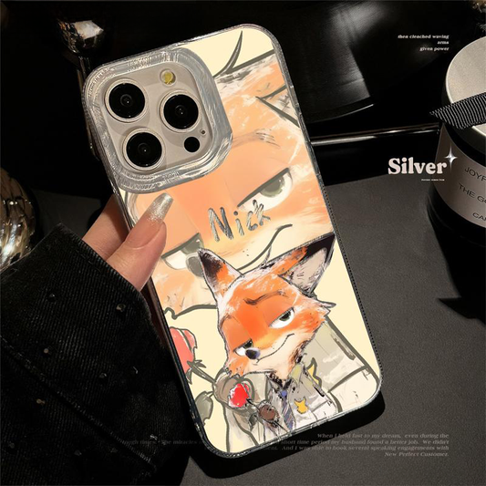 Set de huse pentru iPhone inspirat de Zootopia – Judy Hopps & Nick Wilde