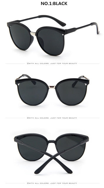 Cat Eye Brand Designer aurinkolasit Naisten Ylelliset Muoviset aurinkolasit Klassiset Retro Ulkoilulasit Oculos De Sol Gafas