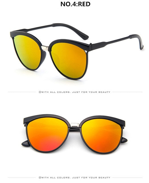 Cat Eye Brand Designer aurinkolasit Naisten Ylelliset Muoviset aurinkolasit Klassiset Retro Ulkoilulasit Oculos De Sol Gafas