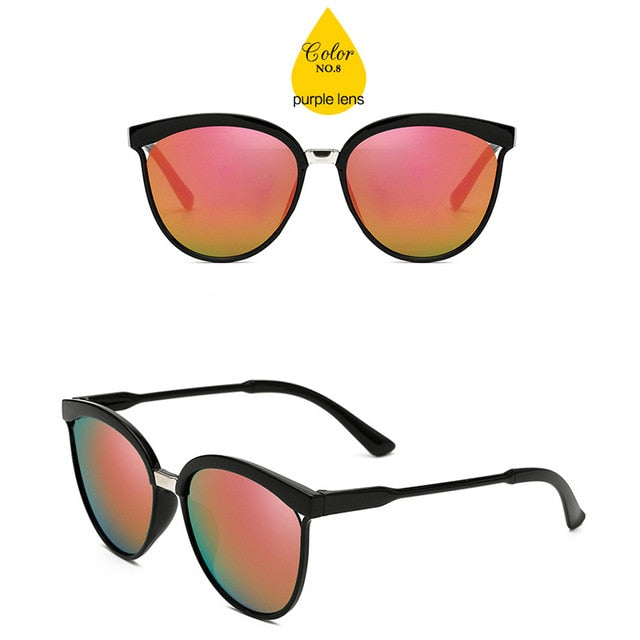 LeonLion Candies Brand Designer Cat Eye Aurinkolasit Naisten Luksus Muoviset aurinkolasit Klassiset Retro Outdoor Oculos De Sol Gafas