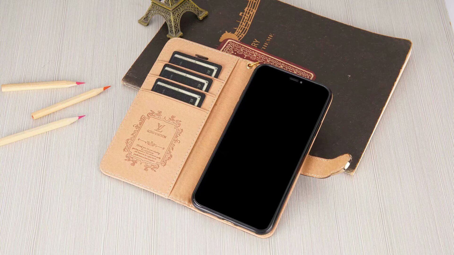 삼성 루 모노그램 지갑 케이스 - 블랙 체커보드