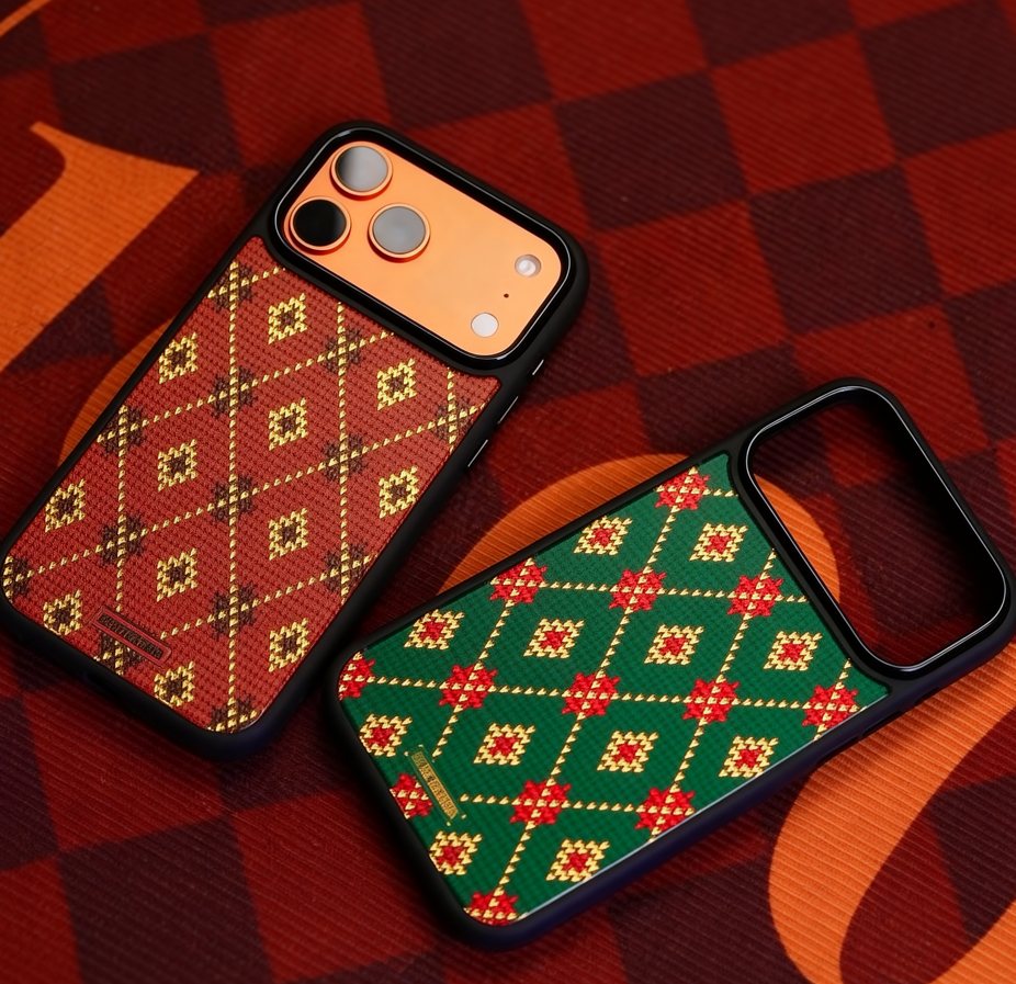 Festive Argyle Christmas Matte Magnetic  iPhone Case
