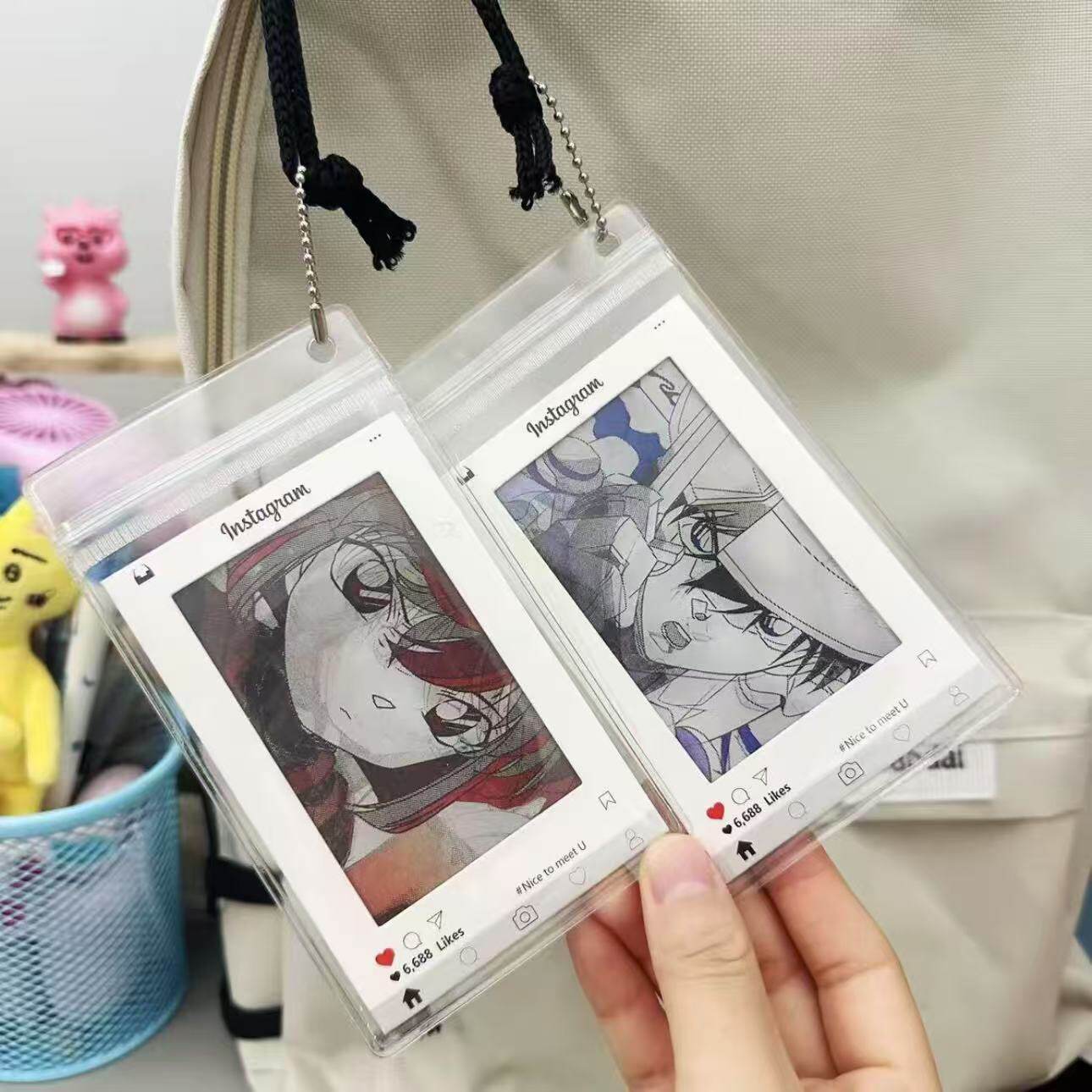 명탐정 코난 카이토 키드 & 하이바라 아이 그래피티 다이나믹 3D 렌티큘러 카드