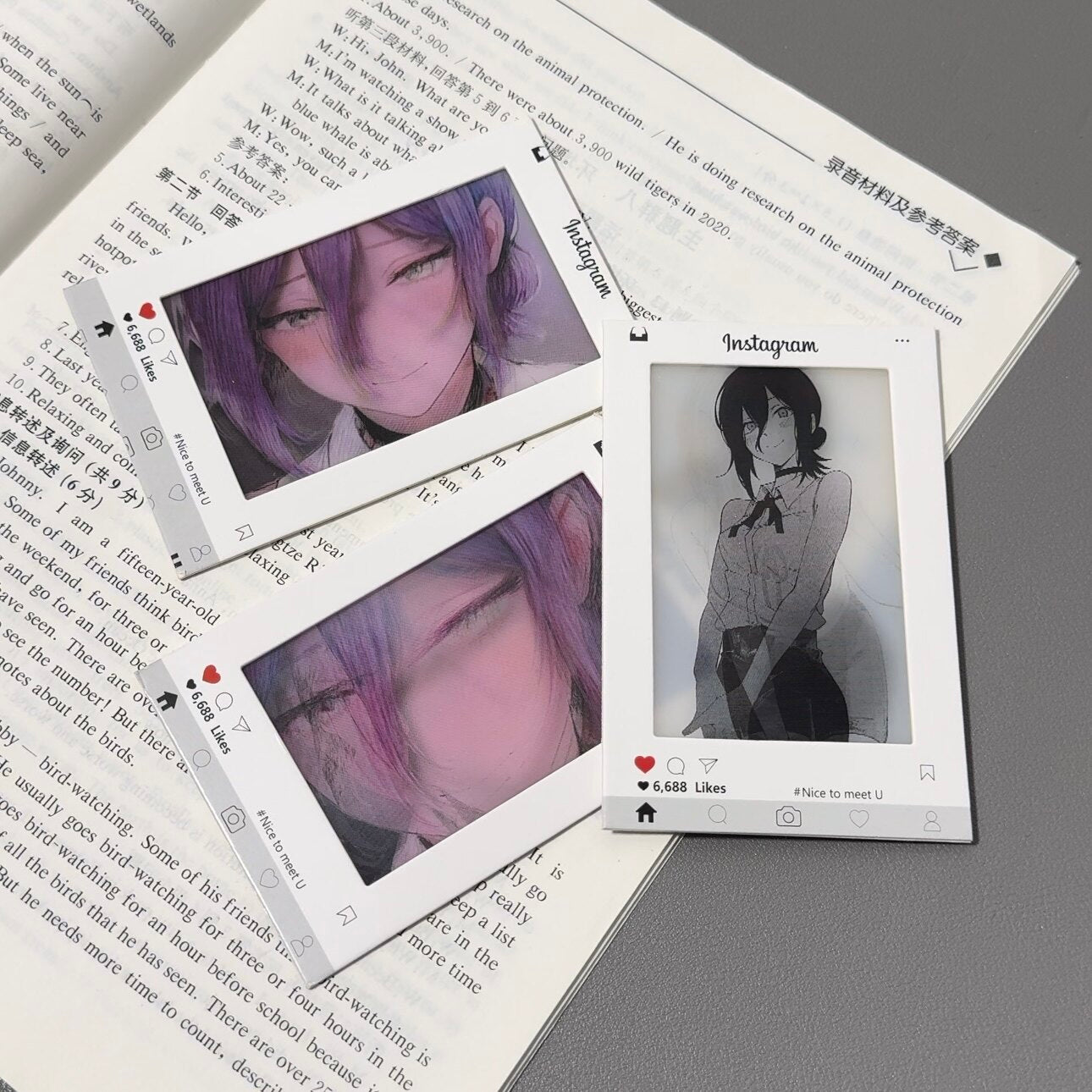 Chainsaw Man Reze Blink Series 3D Lenticular Card