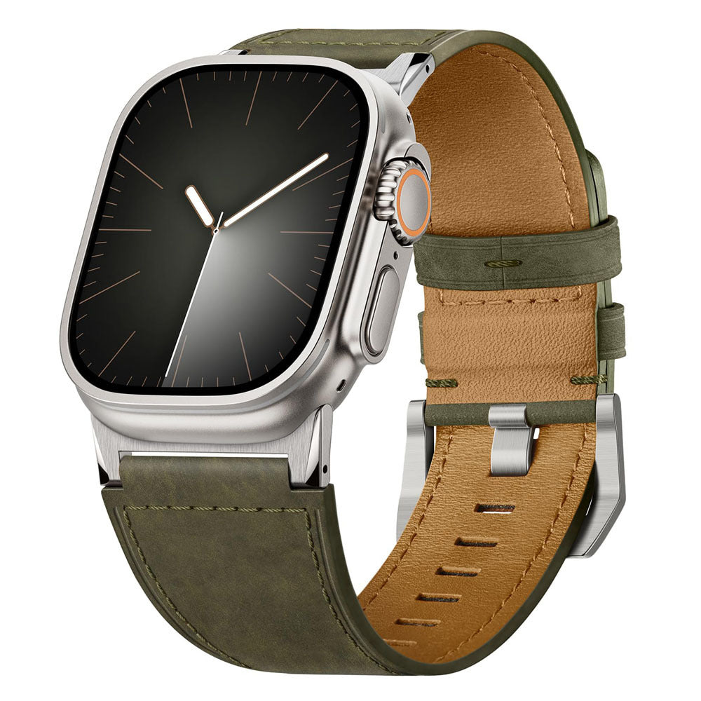 Bracelet Apple Watch Ultra en cuir véritable