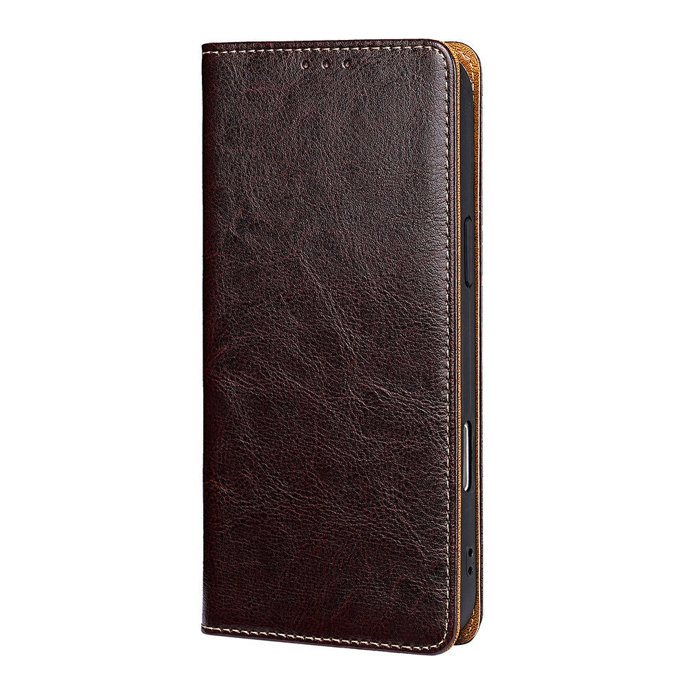 Fíor Cás Fón Sparán Leathar Lán-Gráin Cowhide