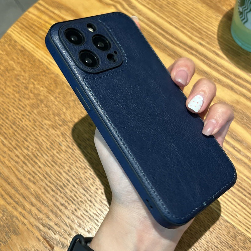 Kryt na iPhone z pravé kůže kompatibilní se všemi modely