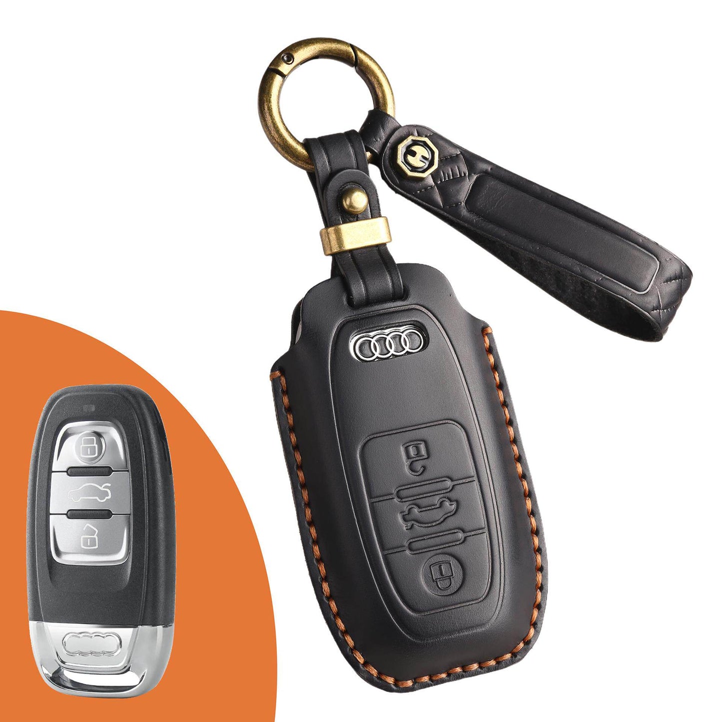 Pouzdro na klíče Audi z prvotřídní kůže