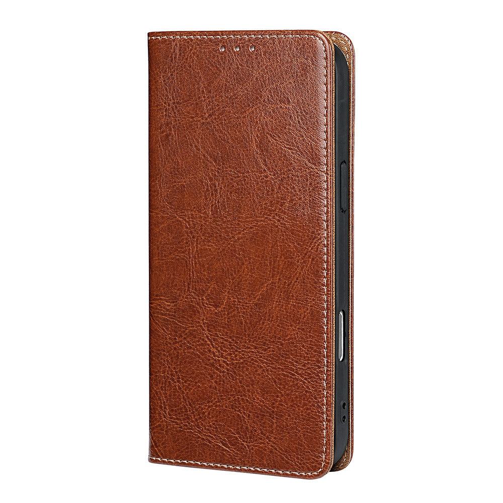 Fíor Cás Fón Sparán Leathar Lán-Gráin Cowhide