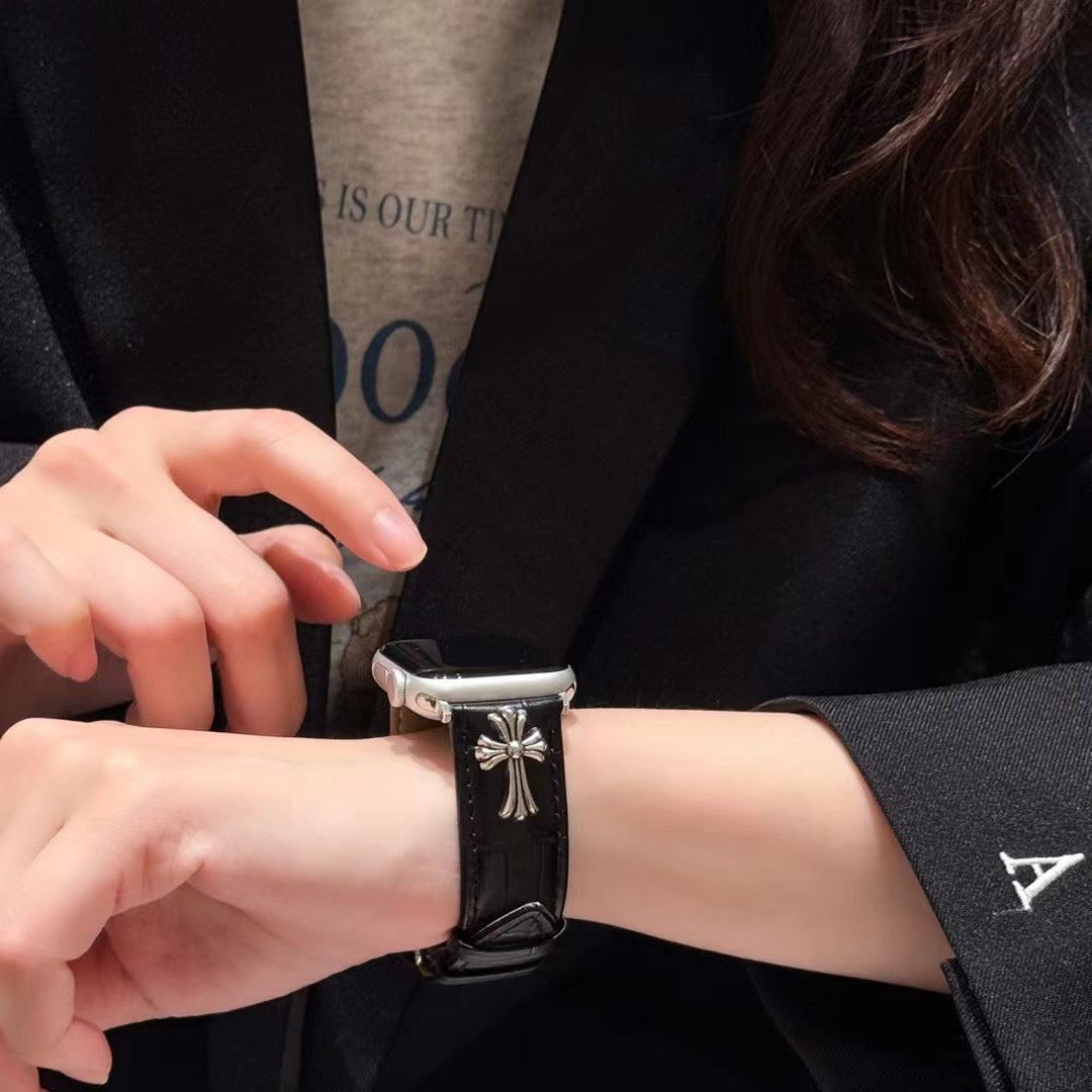 クロスレザー Apple Watch ストラップ